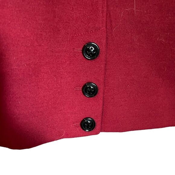American Rag‎ red button up coat. Size small - Picture 8 of 10